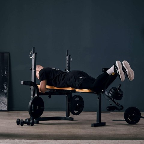 Ławka treningowa do podnoszenia ciężarów 4 w 1 SPORTPLUS