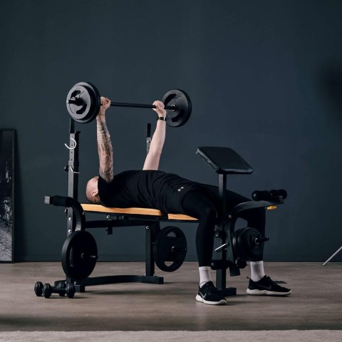 Ławka treningowa do podnoszenia ciężarów 4 w 1 SPORTPLUS