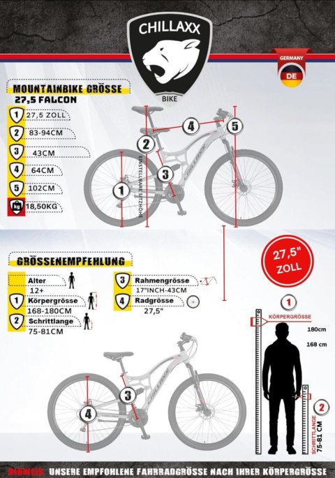 Rower górski MTB LICORNE FALCON GREY 29